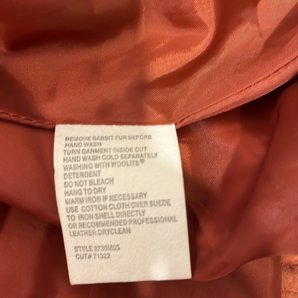 VTG Nancy Bolen City Girl Vintage Suede Jacket No Fur Collar Large Boho - Picture 4 of 7